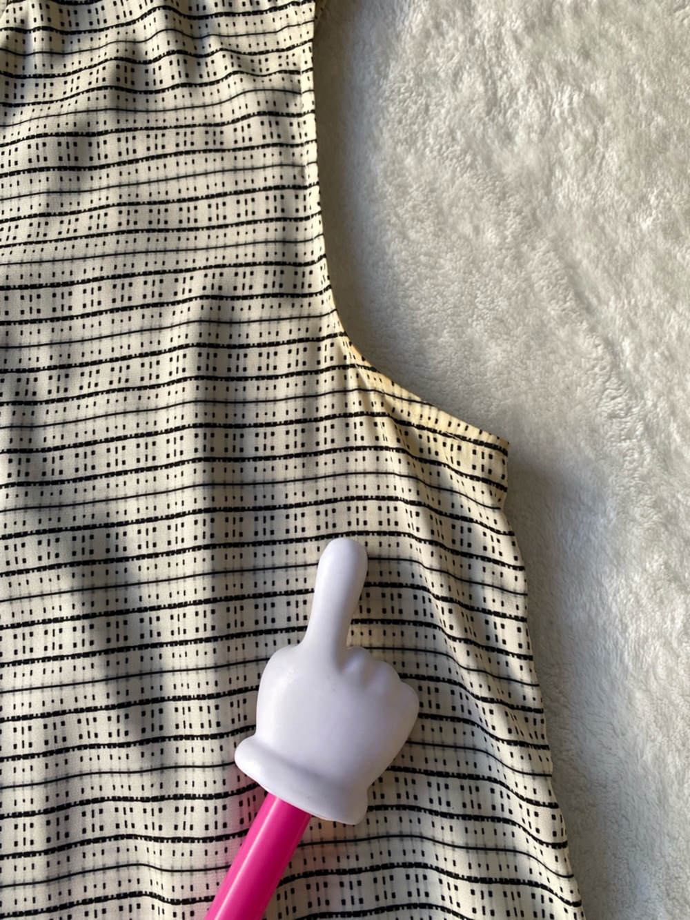 M.M.LaFleur "The Lagarde" Top - Morse Code Print Size Small - Picture 10 of 10